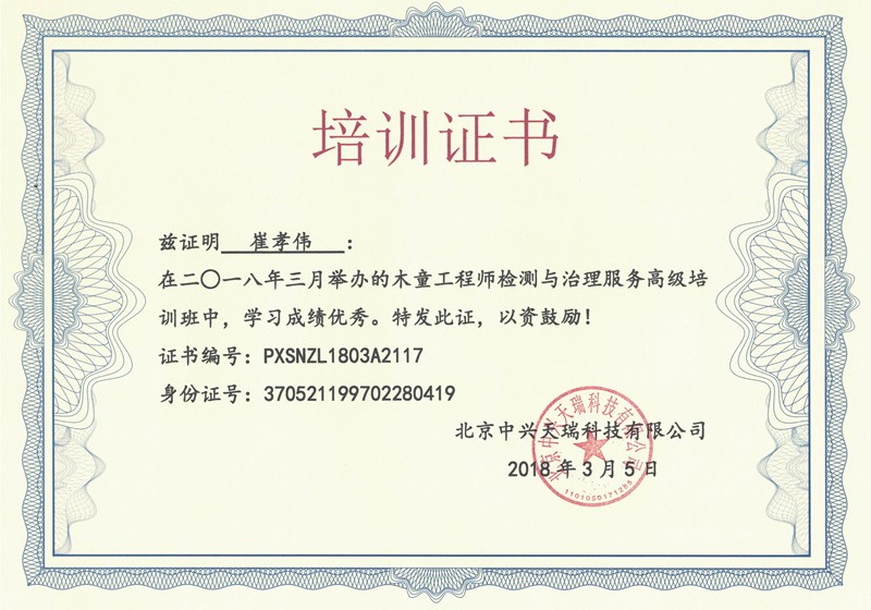 崔曉偉-木童工程師檢測(cè)與治理服務(wù)高級(jí)培訓(xùn)證書(shū).jpg
